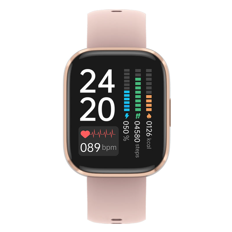 Slimme Horloge en smart lampen – Bluetooth Smartwatch met Hartslagmeter – Zwart